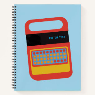 Cuaderno Personalizado de juguetes de ortografía y lenguaj