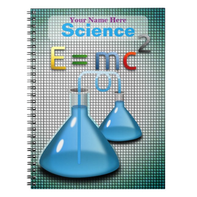 Cuaderno personalizado de la ciencia (Frente)
