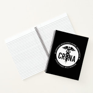 Cuaderno Personalizado de la CRNA Certificado de enfermero