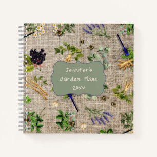 Cuaderno Personalizado de la Granja Jardín de Hier