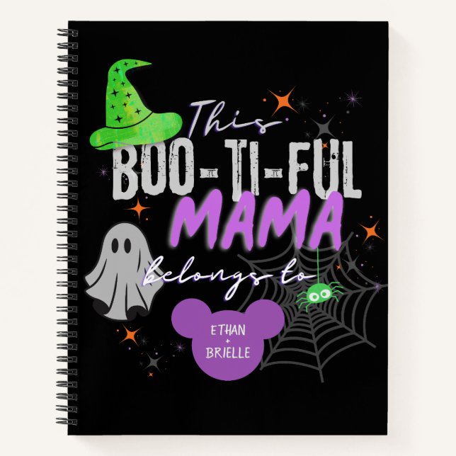 Cuaderno personalizado de la mamá parodia | Regalo (Anverso)
