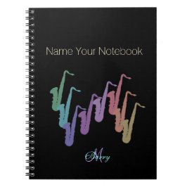 Cuaderno personalizado de la música de los