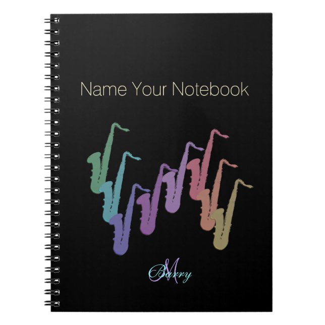 Cuaderno personalizado de la música de los (Frente)