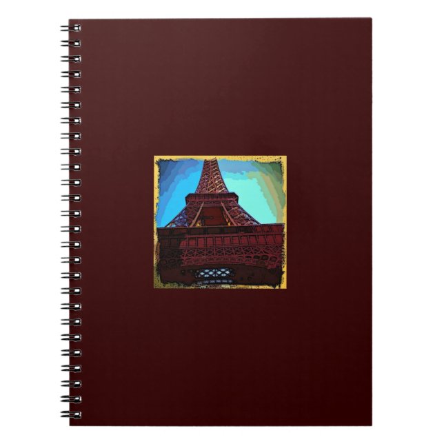 Cuaderno Personalizado de la Torre Eiffel (Frente)