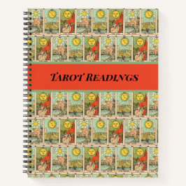 Cuaderno Personalizado de las tarjetas Tarot de época Sun M