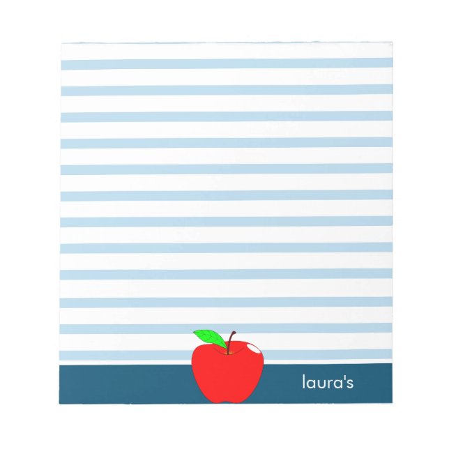 Cuaderno Personalizado de líneas azules para Maest (Frente)