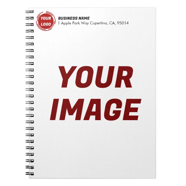 Cuaderno Personalizado de logotipos para empresas (Frente)