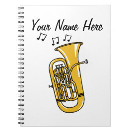 Cuaderno Personalizado de Maestría de Música de Eufonio Bra