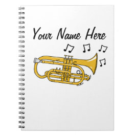 Cuaderno Personalizado de Maestros de Música Cornet Brass