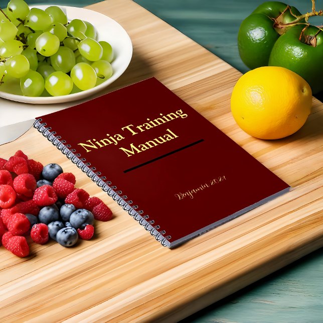 Cuaderno Personalizado de Manual de Entrenamiento  (Subido por el creador)