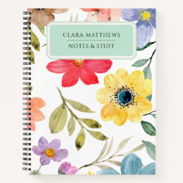 Cuaderno Personalizado de Margaritas