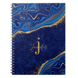 Cuaderno Personalizado de Mármol elegante moderno con decor