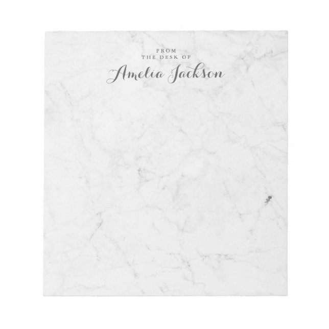 Cuaderno Personalizado de Mármol Papelería (Frente)