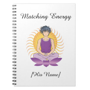 Cuaderno personalizado de mindfulness para él No