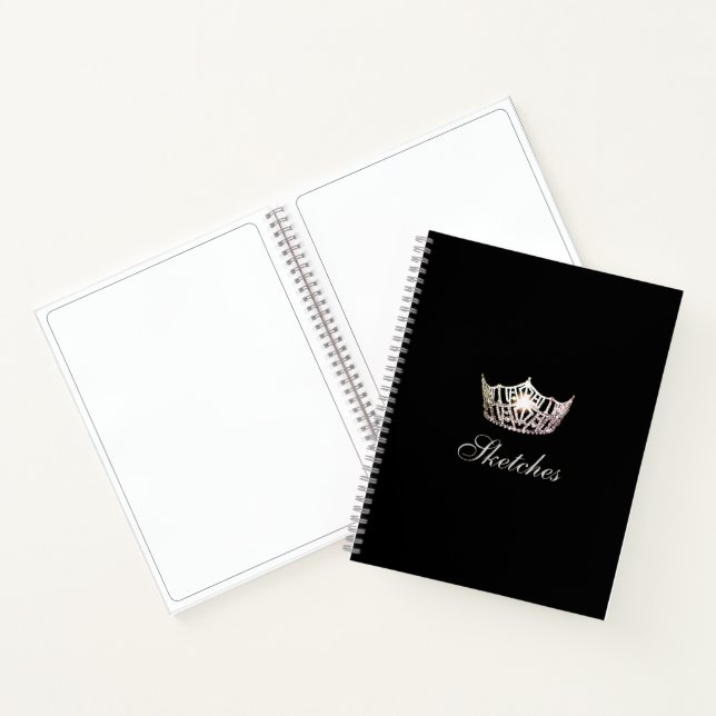 Cuaderno Personalizado de Miss América Silver Crown Sketchb (Interior)