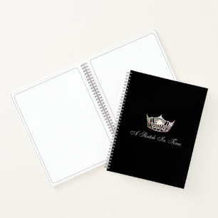 Cuaderno Personalizado de Miss América Silver Crown Sketchb