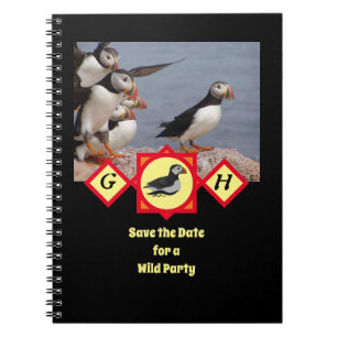 Cuaderno Personalizado de natación atlántica Monograma Foto
