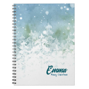 Cuaderno personalizado de Navidad - Emma