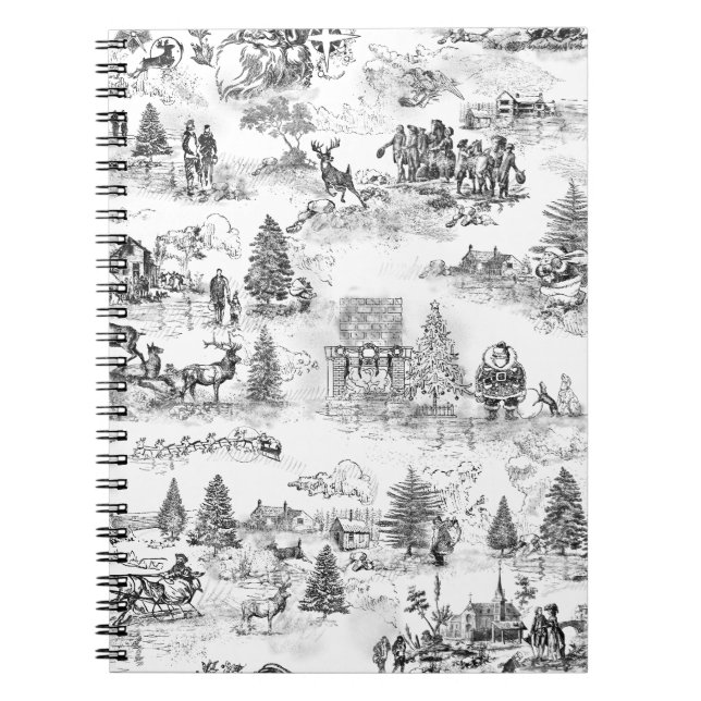 Cuaderno Personalizado de Navidad Vintage (Frente)