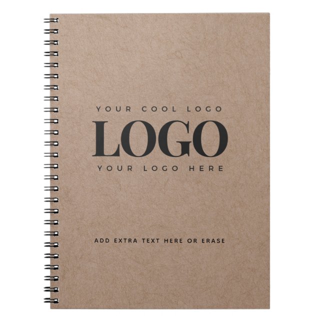 Cuaderno Personalizado de negocios con logotipo redondeado  (Frente)