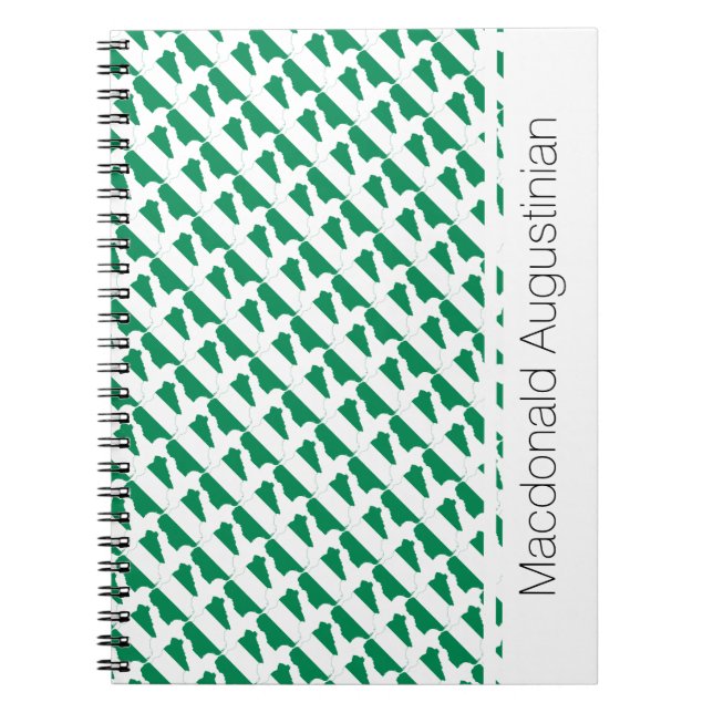Cuaderno Personalizado de NIGERIA Añadir su nombre Diario d (Frente)