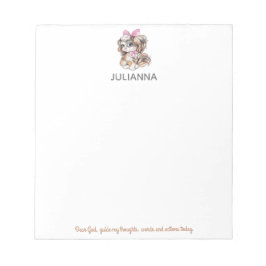 Cuaderno Personalizado de Oración y Cachorro Adora