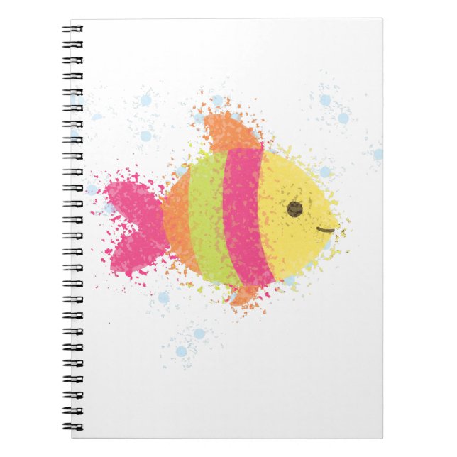 Cuaderno Personalizado de peces de cuta (Frente)