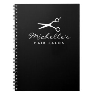 Cuaderno personalizado de peluquería para salón de
