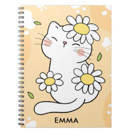 Cuaderno Personalizado de Personalizado de Cute Daisy
