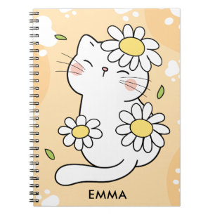 Cuaderno Personalizado de Personalizado de Cute Daisy