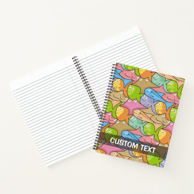 Cuaderno Personalizado de pescado (Interior)