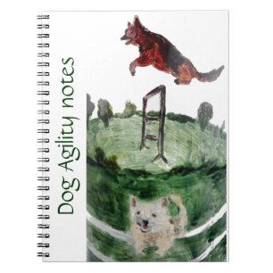 Cuaderno Personalizado de pintura de acidez de perro