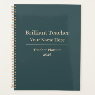 Cuaderno Personalizado de Planificación para Maest