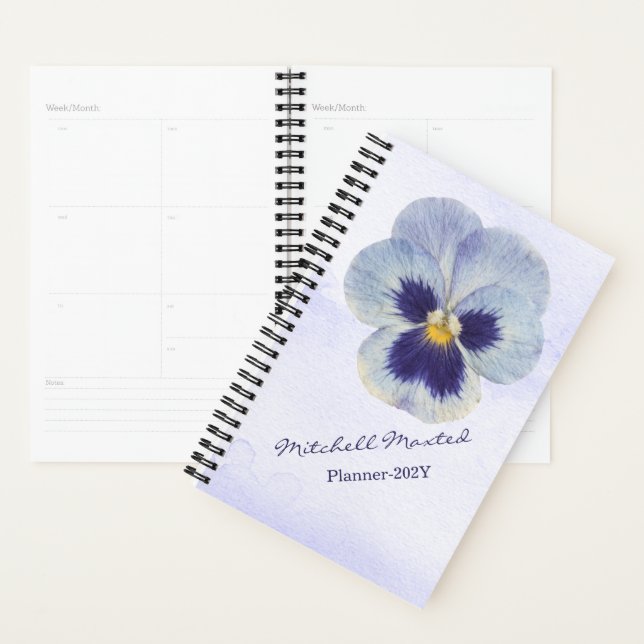 Cuaderno Personalizado de Planificador Floral con  (Demostración)