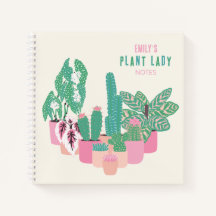 Cuaderno Personalizado de Plantas de Interior para