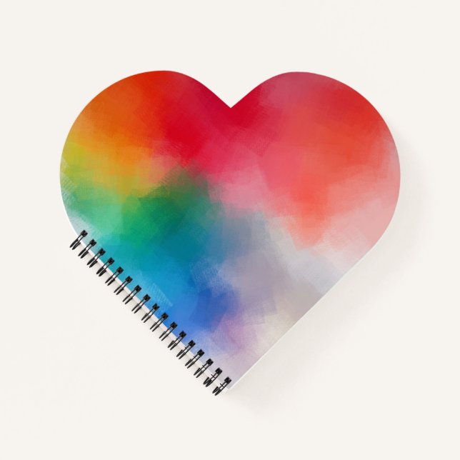 Cuaderno Personalizado de plantilla en blanco y abstracto c (Anverso)