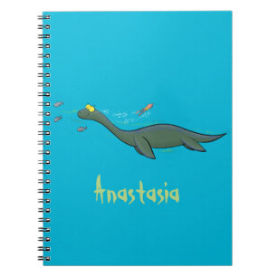 Cuaderno Personalizado de plesiosaurios monstruo del mar