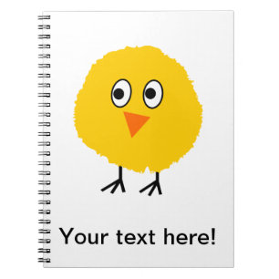 Cuaderno Personalizado de pollo lindo