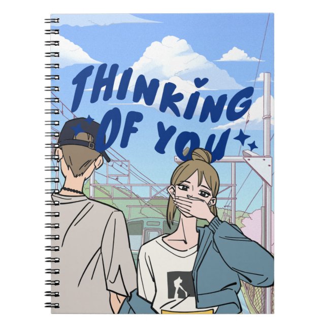 Cuaderno Personalizado de portada para portátiles de pareja (Frente)