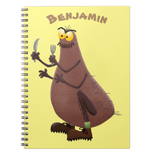 Cuaderno Personalizado de pulgas fea hambrienta