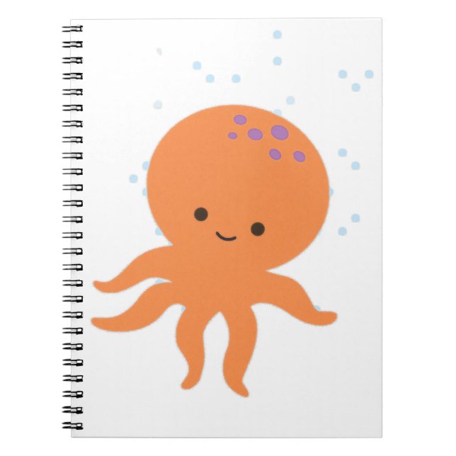 Cuaderno Personalizado de pulpo cutáneo (Frente)