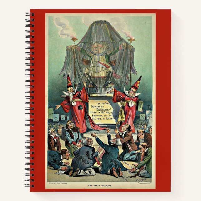 Cuaderno personalizado De Punch De 1896 "El Gran Desconocid (Anverso)