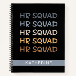Cuaderno Personalizado de Recursos Humanos Squad: regalos d