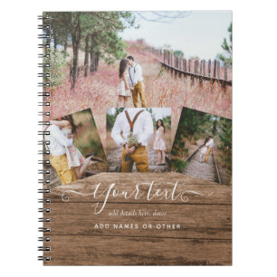 Cuaderno Personalizado de regalo de COLLAGE DE FOTOS ruso ú