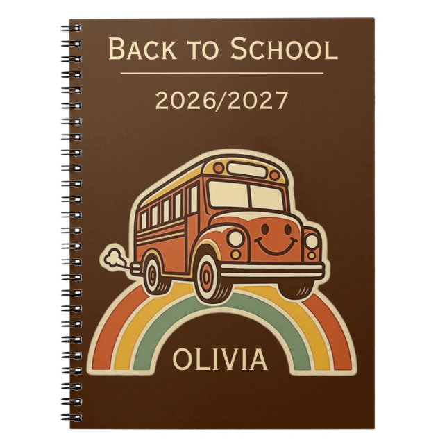 Cuaderno Personalizado de Regreso a Clases (Frente)