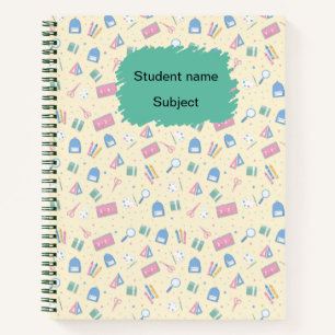 Cuaderno Personalizado de Regreso a la Escuela   N