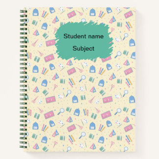 Cuaderno Personalizado de Regreso a la Escuela | N