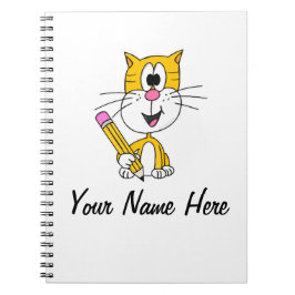Cuaderno Personalizado De Regreso Al Colegio De Gatos