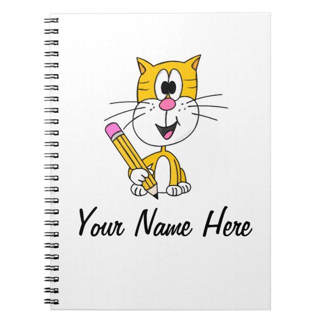 Cuaderno Personalizado De Regreso Al Colegio De Gatos (Frente)