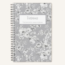 Cuaderno Personalizado de Rosas Vintage